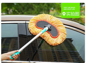 高效便捷的清洁神器 长杆伸缩洗车拖把
