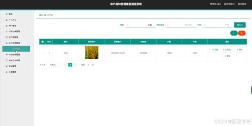 Java计算机毕业设计 农产品种植管理及溯源系统——开题、程序、论文与图文设计制作指南